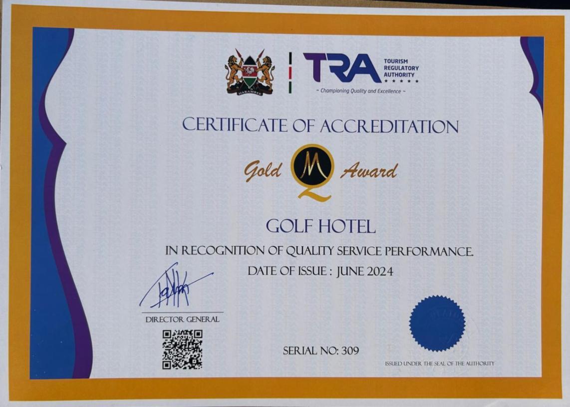 Golf Hotel Kakamega Luaran gambar